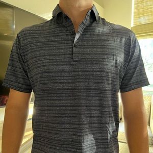 Mens Lulu Lemon evolution short sleeve polo